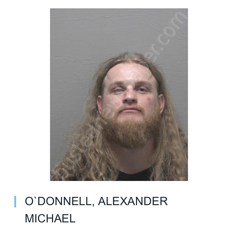 Alexander Michael O’Donnell Arrested with DWI and Injury to Personal ...